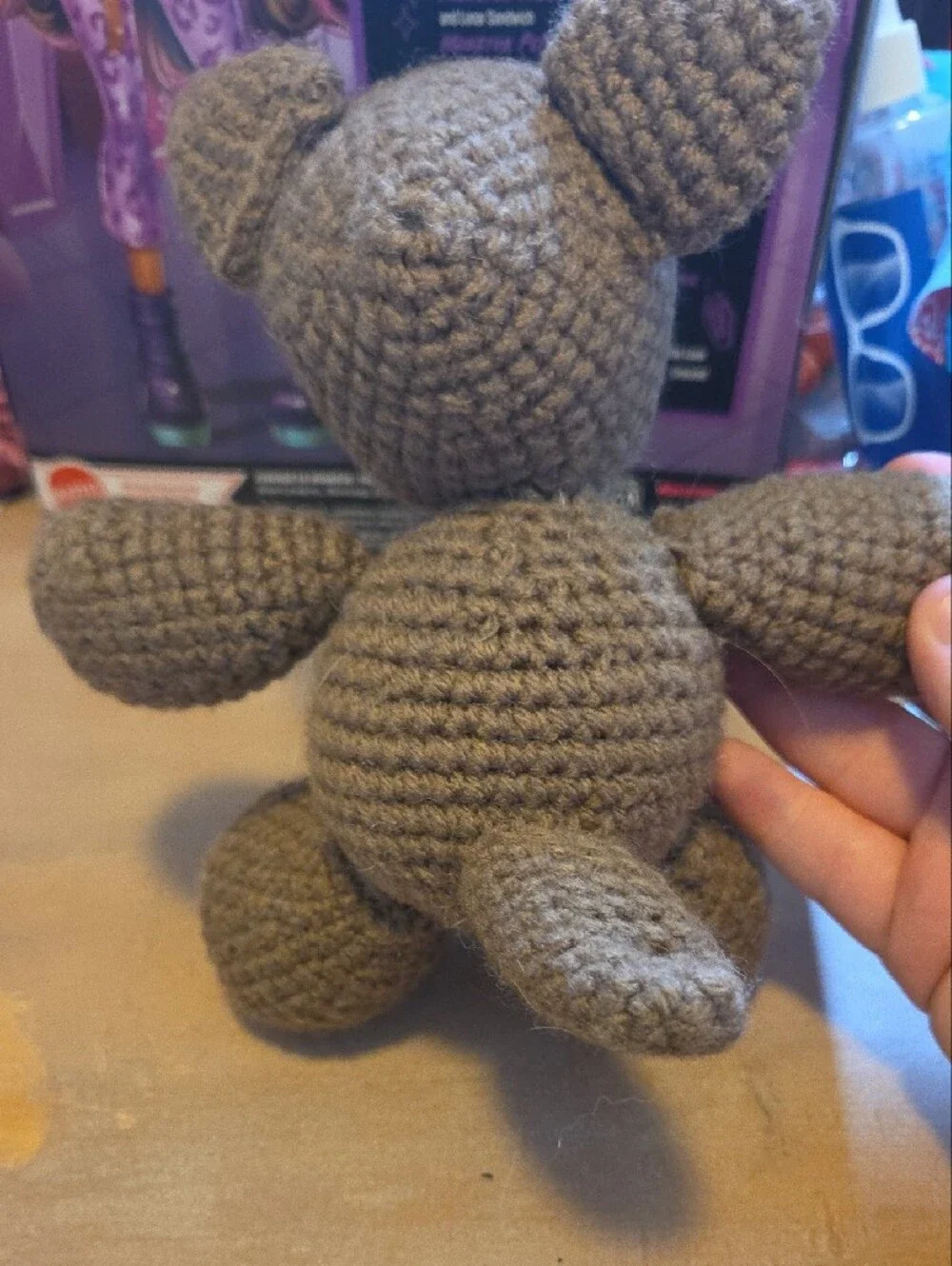 Handmade Crochet Joey (Baby Kangaroo)